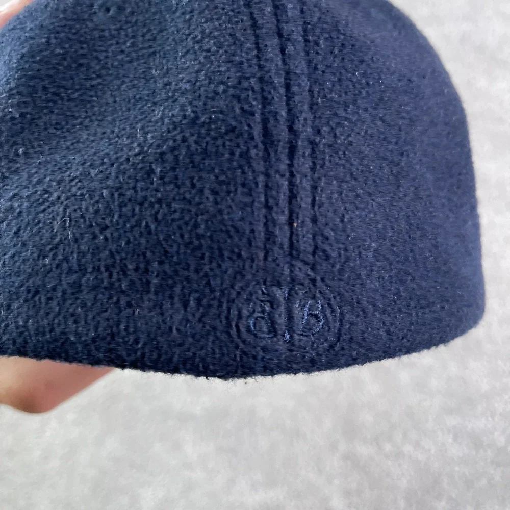 Brooks Brothers Hat Mens XL Fitted Navy Blue Wool Fleece Baseball Cap Preppy